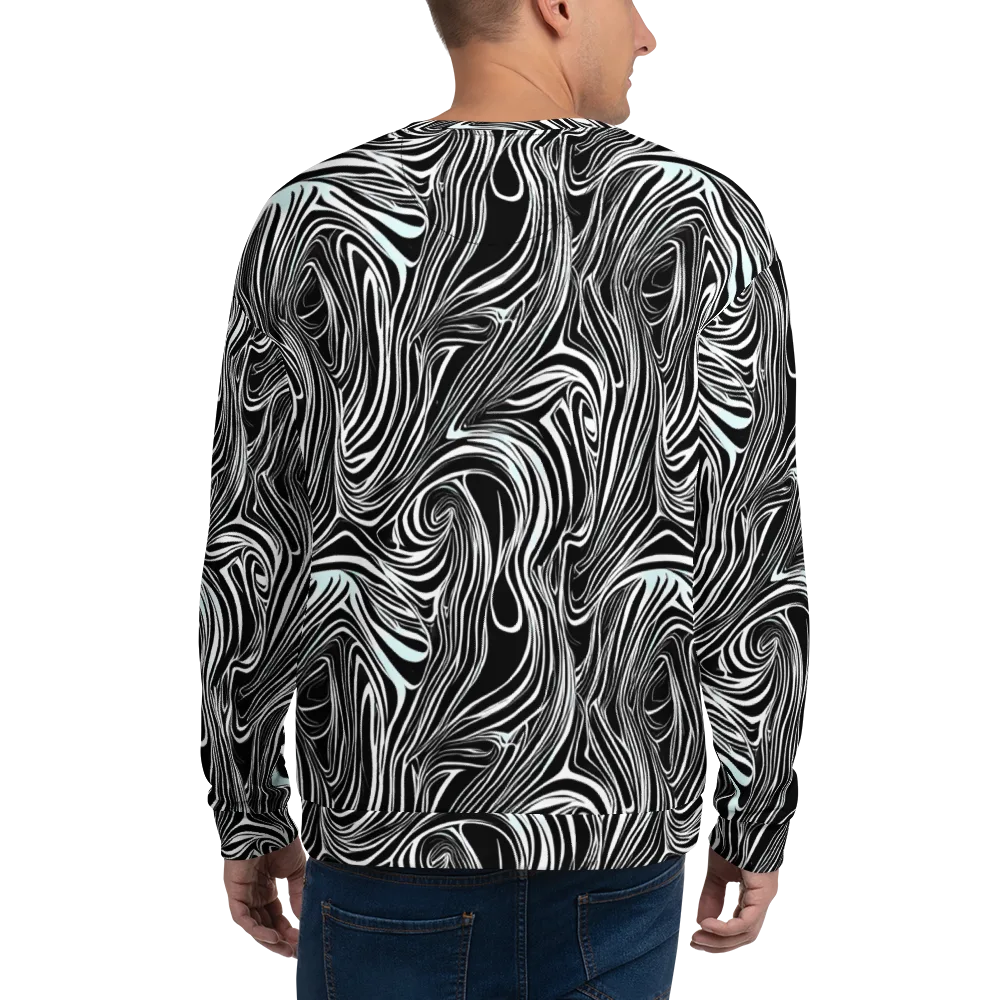 Ivory Vortex on Sweatshirt — Back