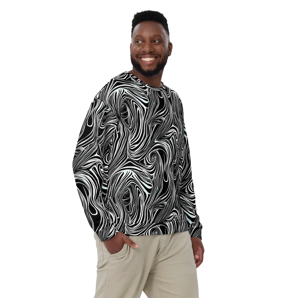 Ivory Vortex on Sweatshirt — Front