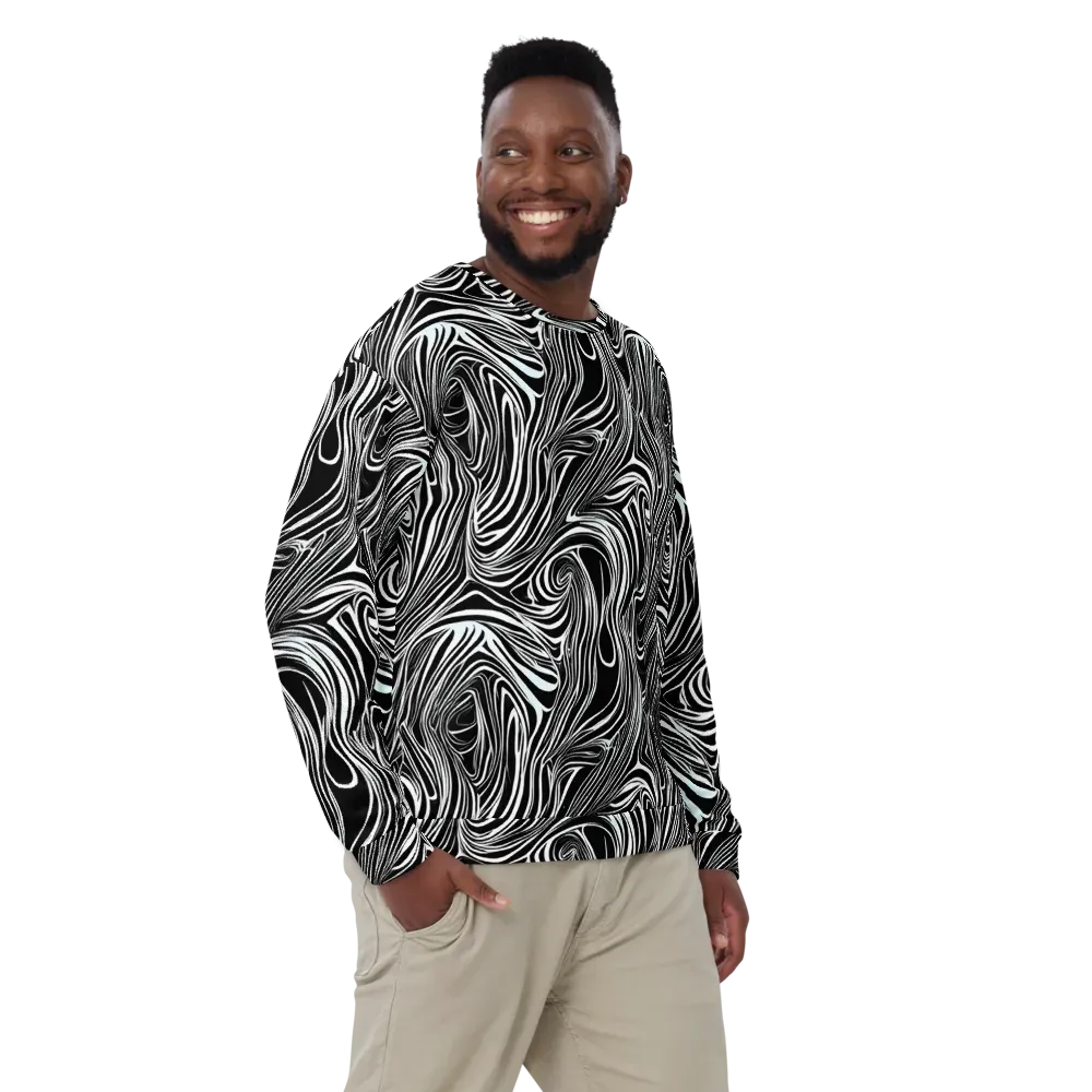 Ivory Vortex on Sweatshirt — Front