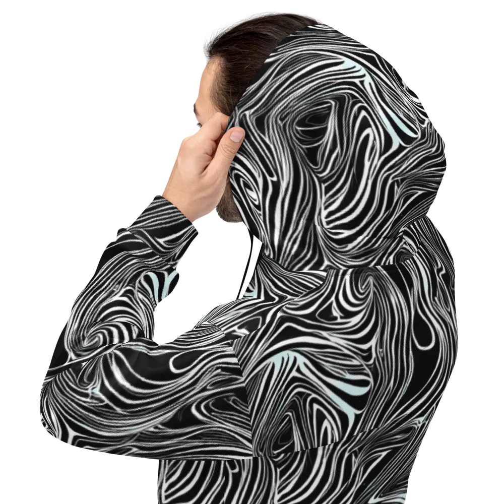 Ivory Vortex on Hoodie — Back