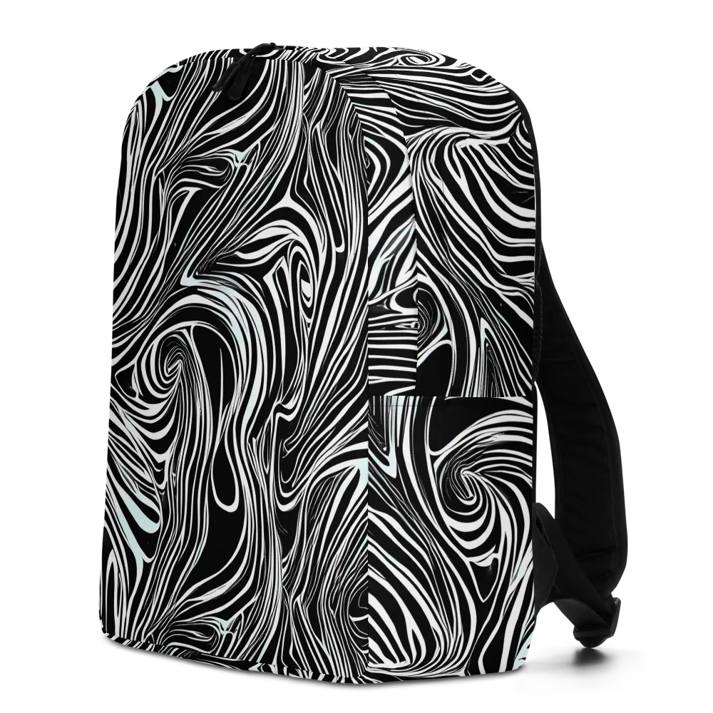 Ivory Vortex on Minimalist Backpack — Left