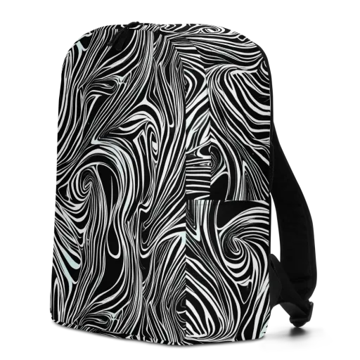Ivory Vortex on a Minimalist Backpack