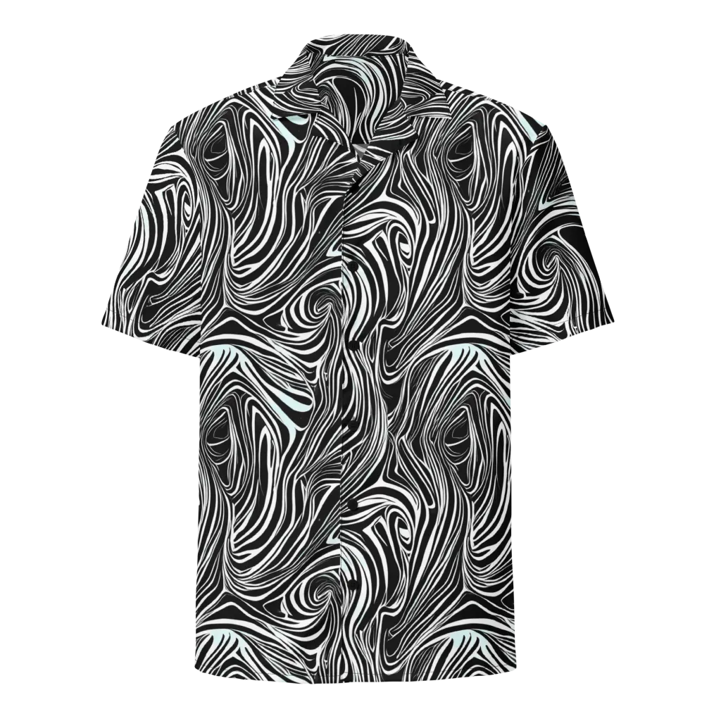 Ivory Vortex on Button Shirt — Front