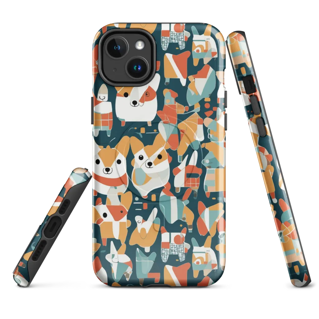 Mod Cats on MagSafe Tough Case for iPhone® — Front