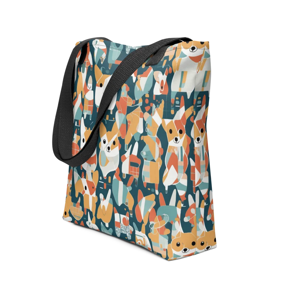 Mod Cats on Tote Bag — Front