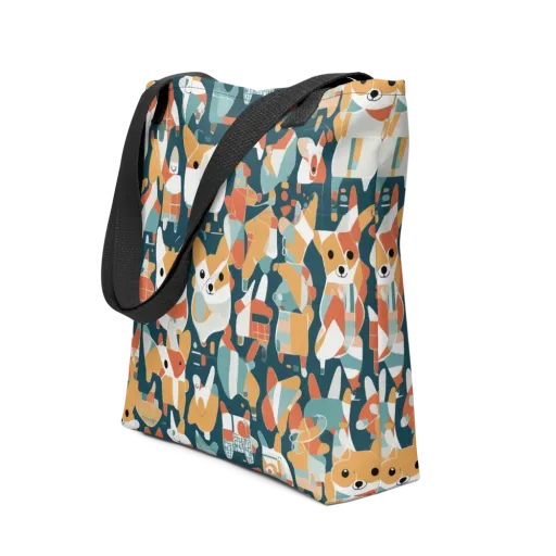 Mod Cats on a Tote Bag