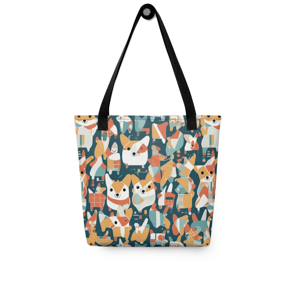 Mod Cats on Tote Bag — Front