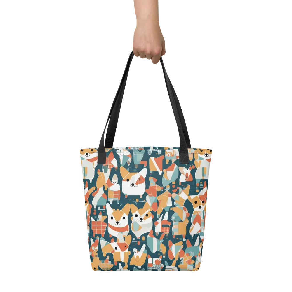 Mod Cats on Tote Bag — Front