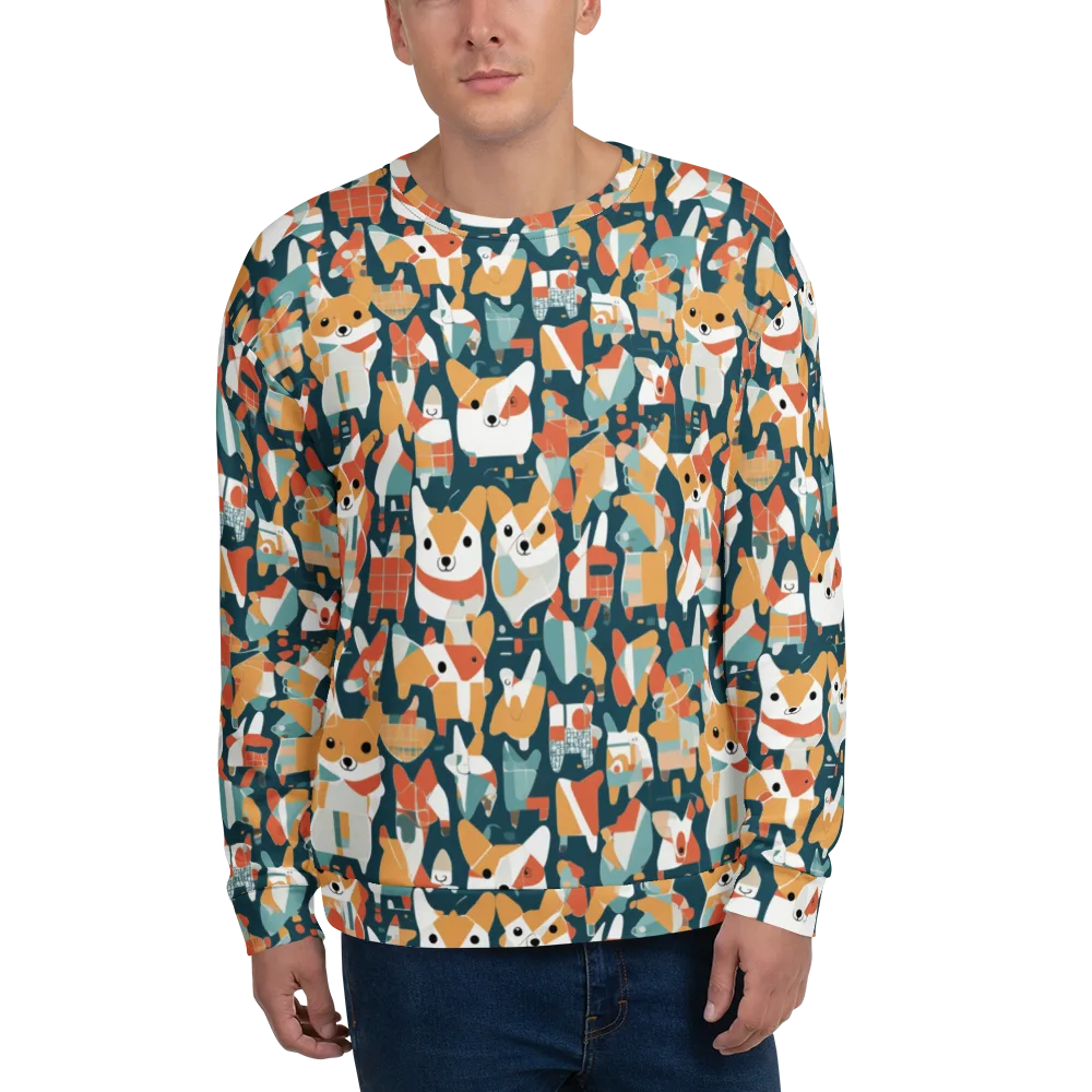 Mod Cats on Sweatshirt — Front