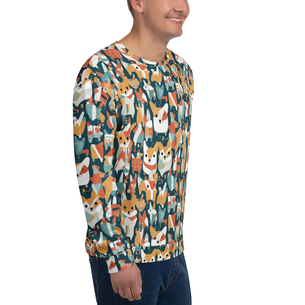 Mod Cats on Sweatshirt — Right Front