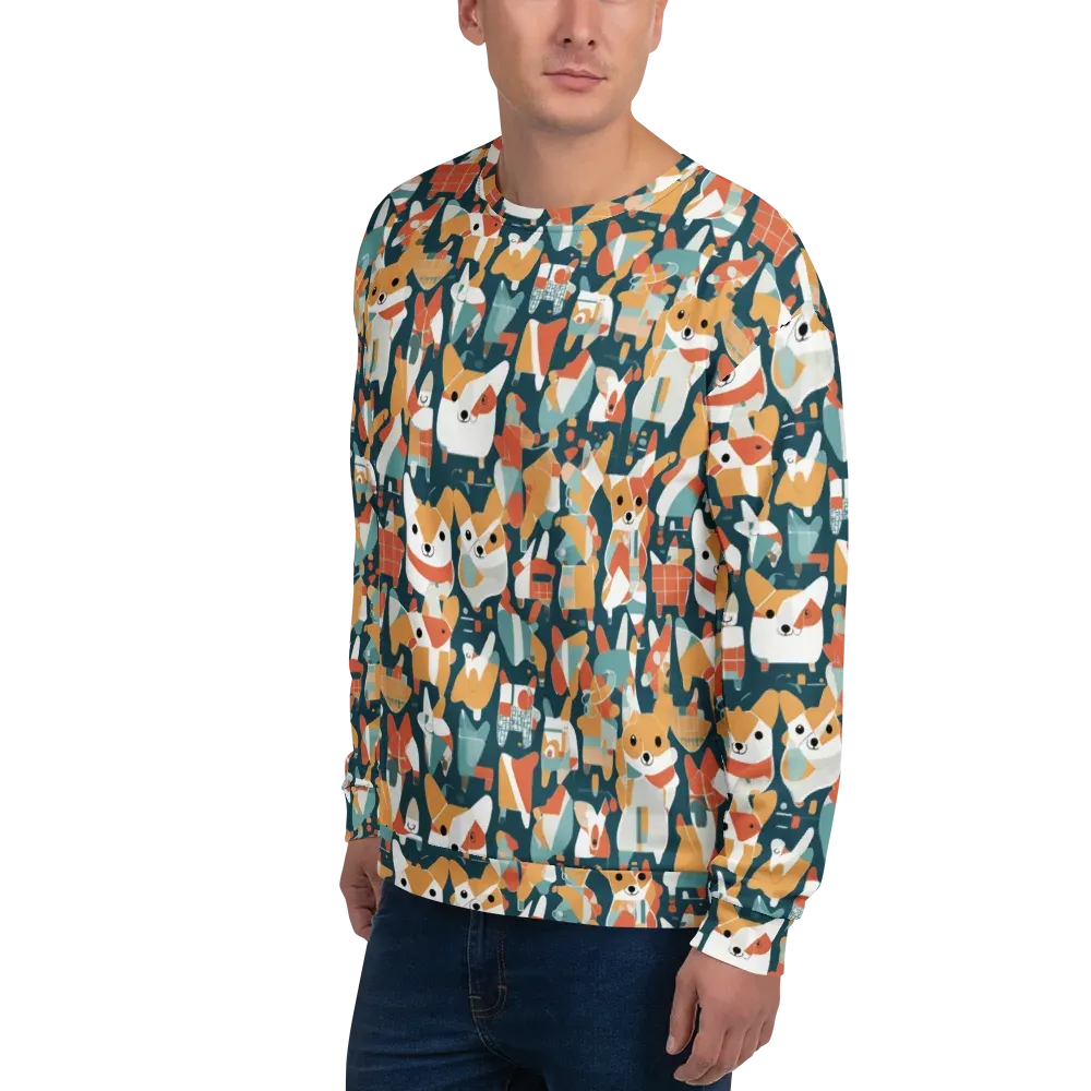 Mod Cats on Sweatshirt — Left Front