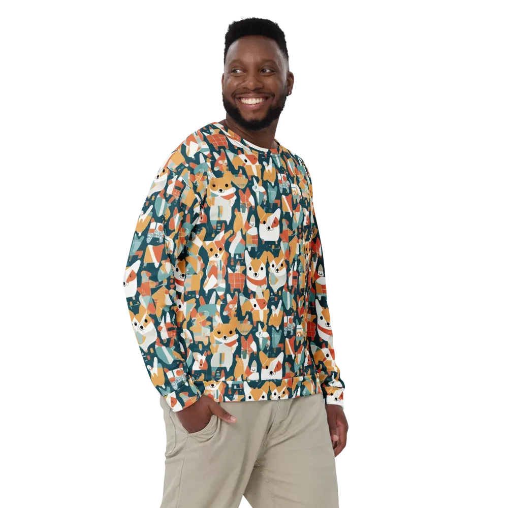 Mod Cats on Sweatshirt — Front