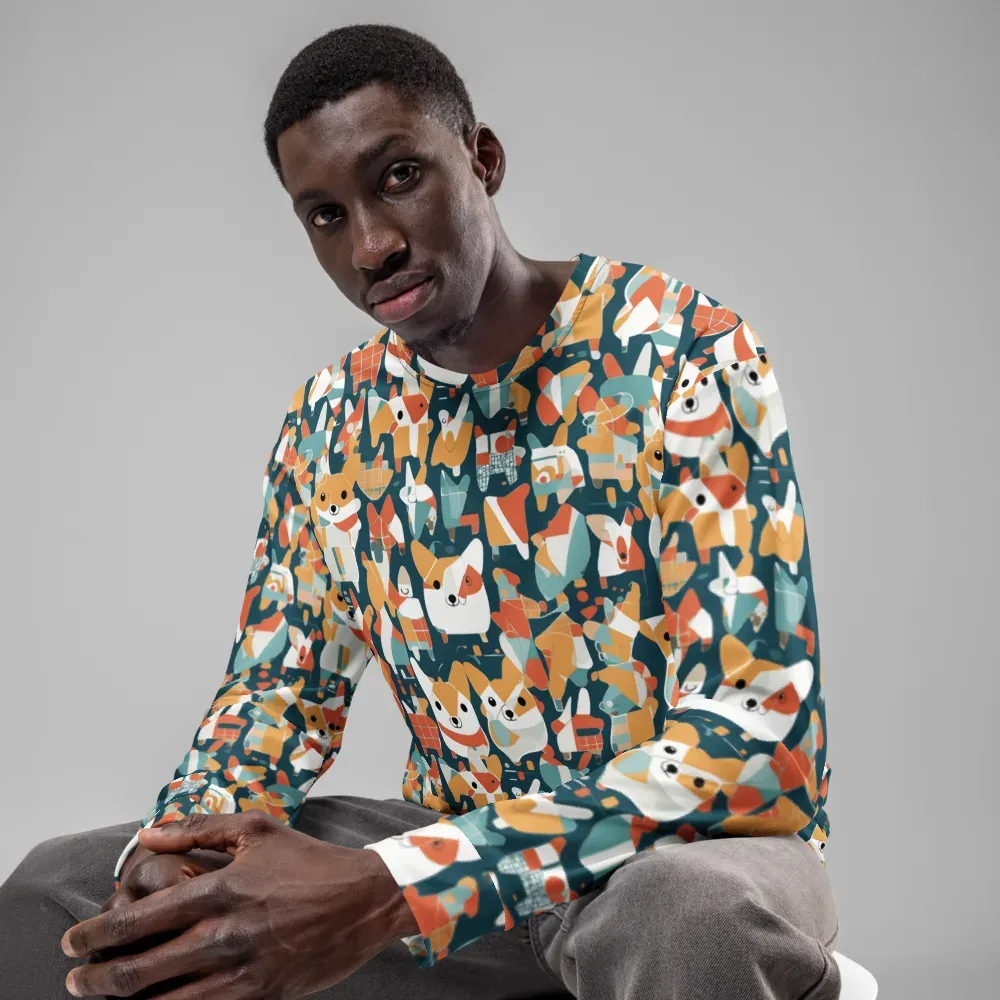Mod Cats on Sweatshirt — Front