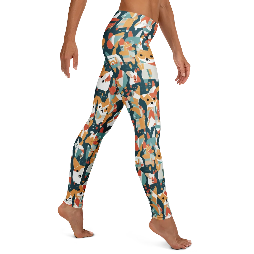 Mod Cats on Leggings — Right
