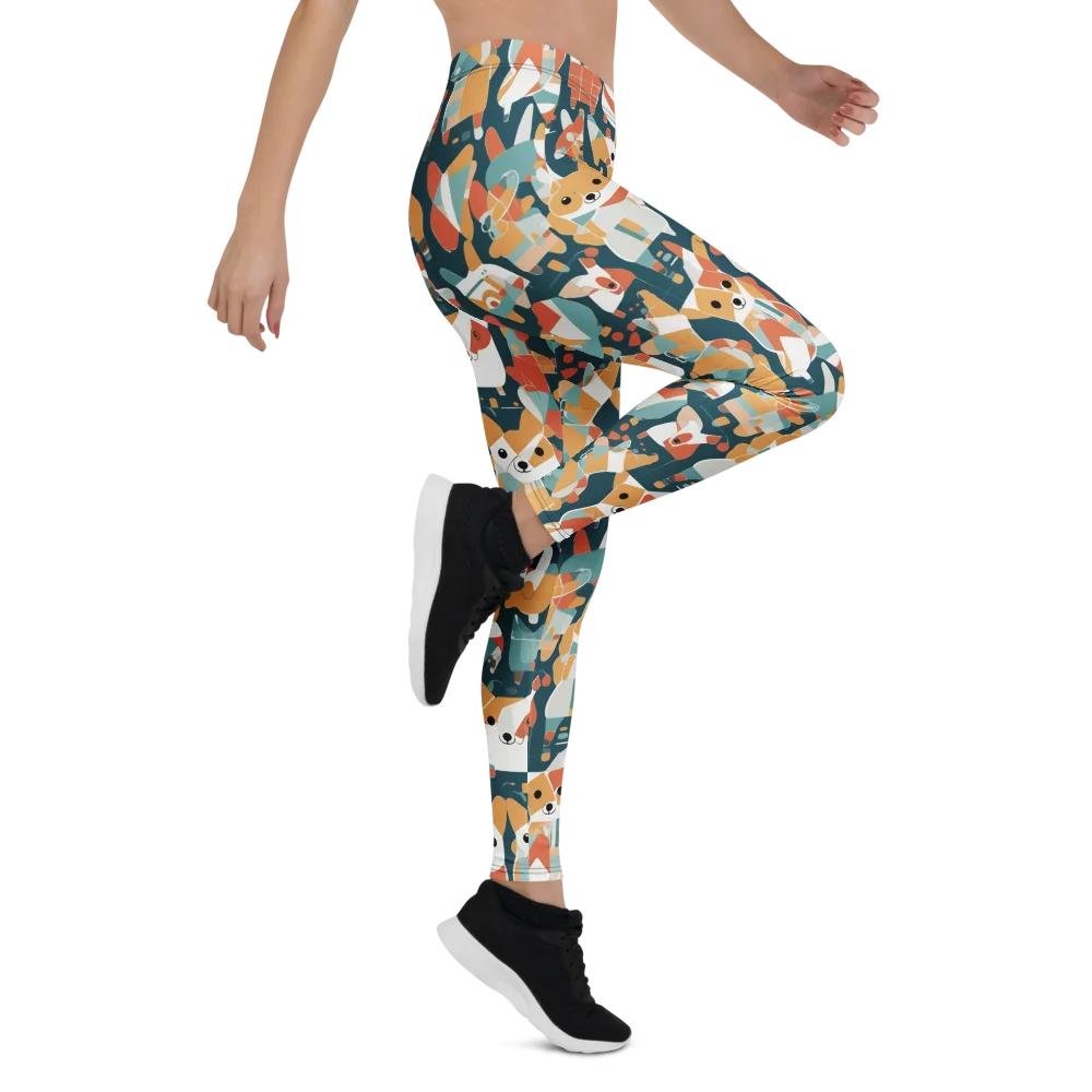Mod Cats on Leggings — Right