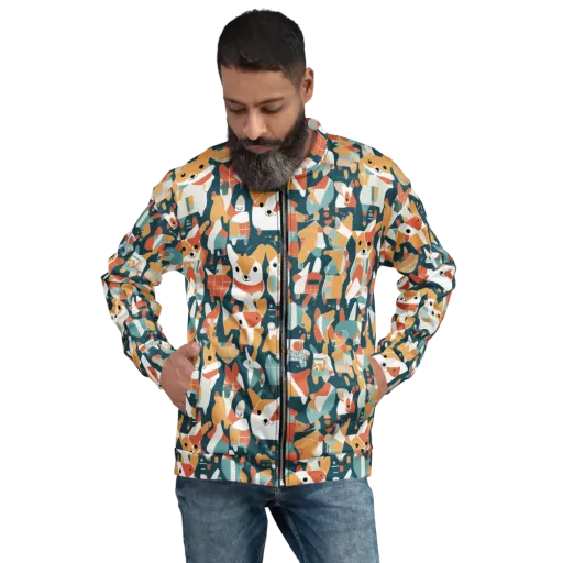 Mod Cats on a Bomber Jacket