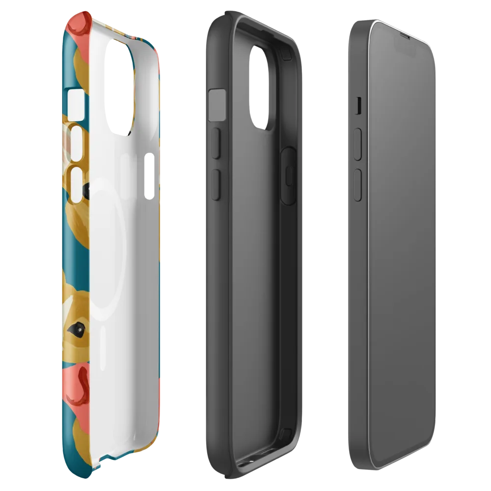Coral Canines on MagSafe Tough Case for iPhone® — Front