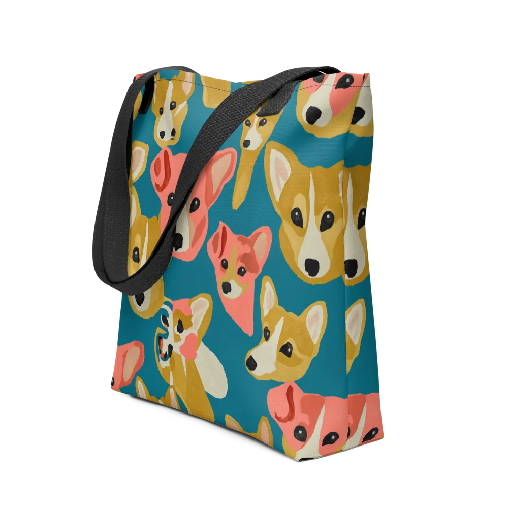 Coral Canines on Tote Bag — Front