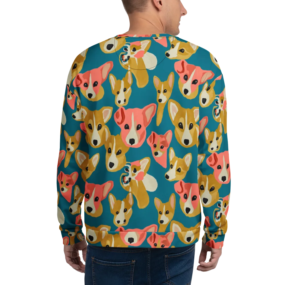 Coral Canines on Sweatshirt — Back