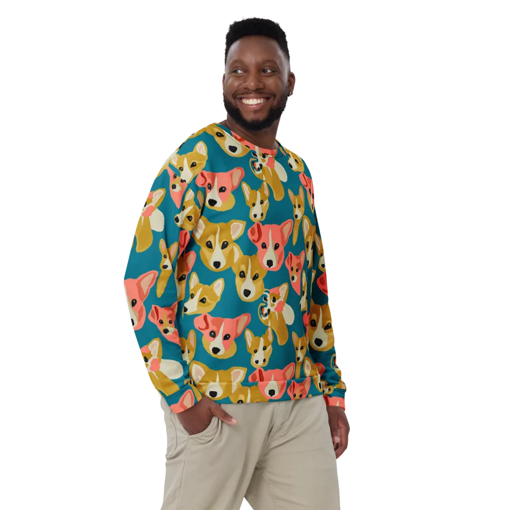 Coral Canines on Sweatshirt — Front