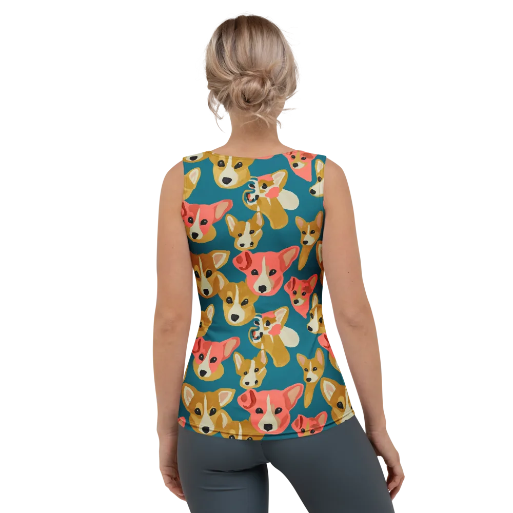 Coral Canines on Women's Tank Top — Back
