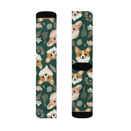Corgi Cottage on a Socks