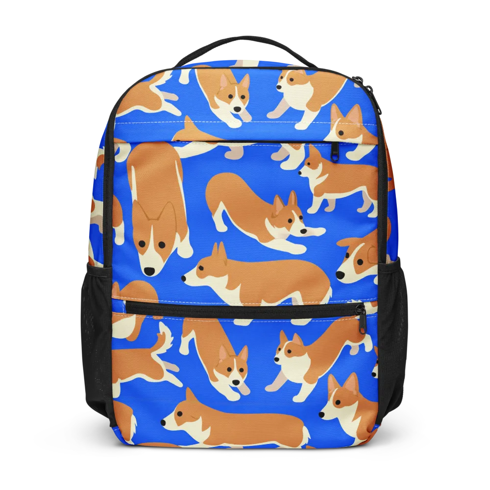 Blue Ribbon Herd on Utility Backpack — Front