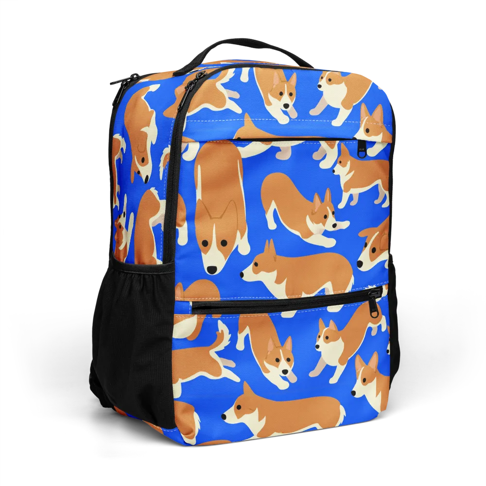 Blue Ribbon Herd on Utility Backpack — Right Front