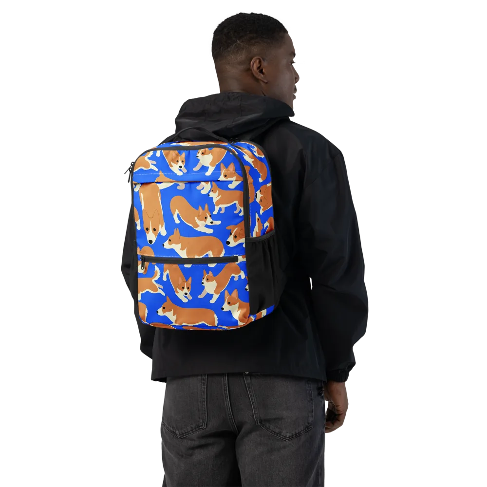 Blue Ribbon Herd on Utility Backpack — Back