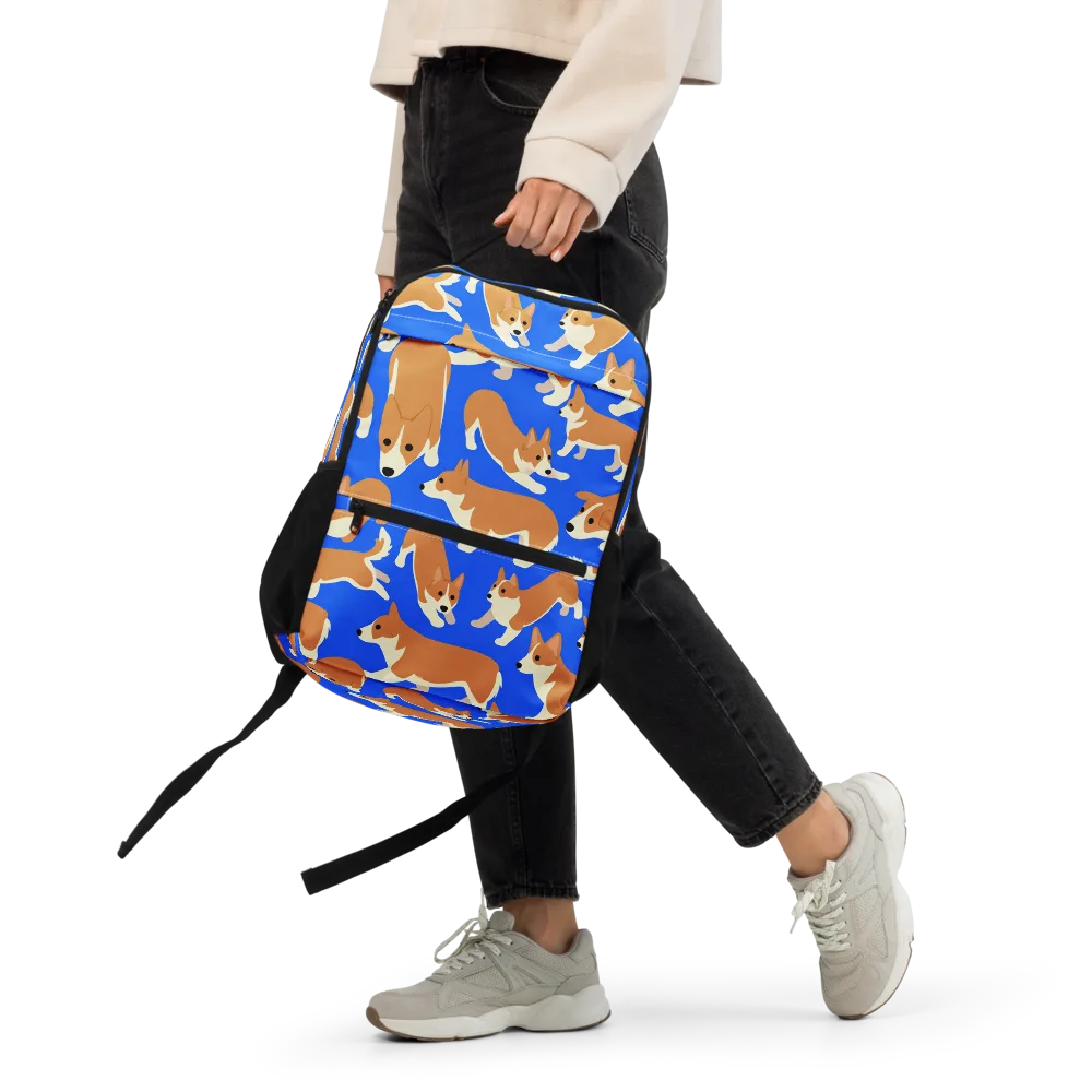 Blue Ribbon Herd on Utility Backpack — Front