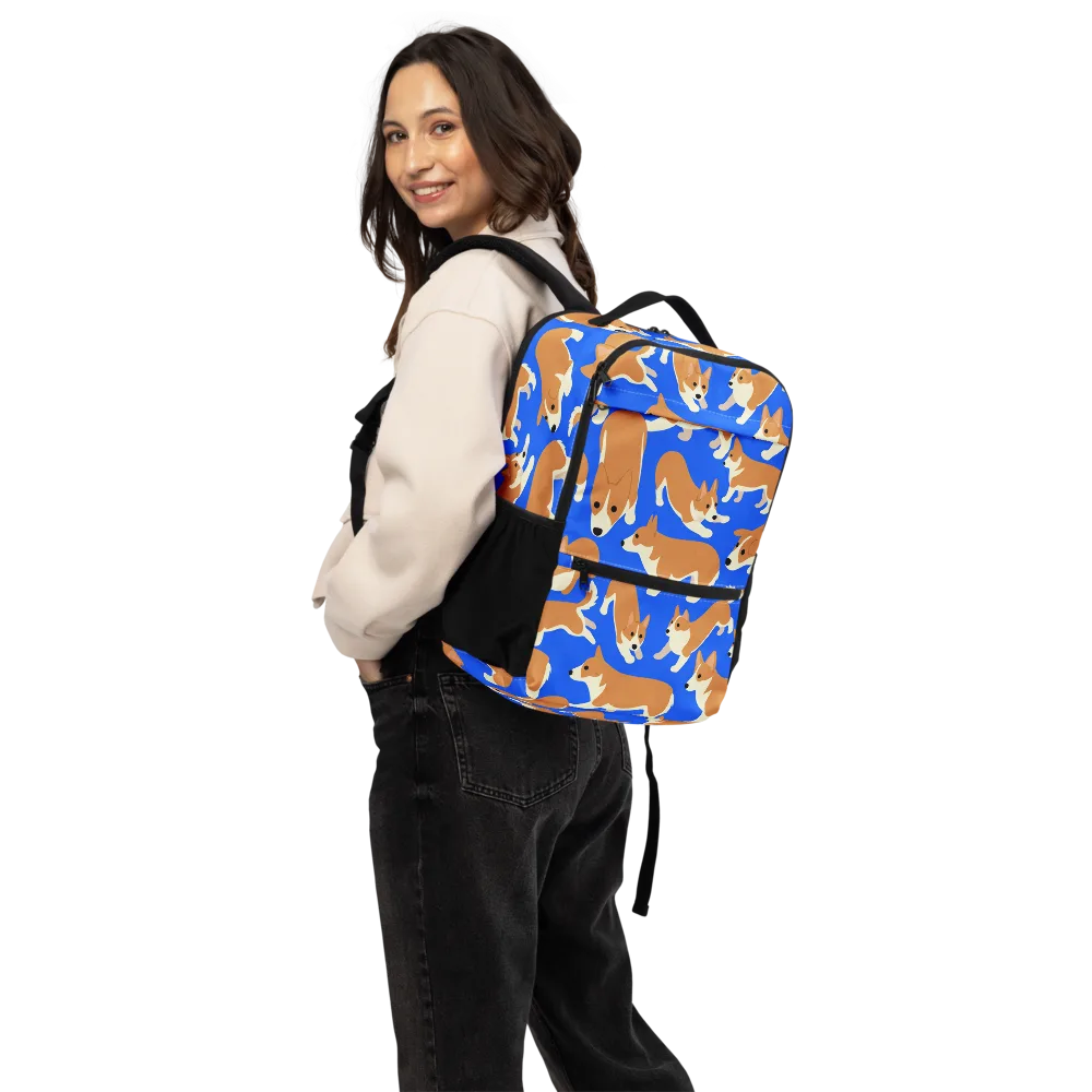 Blue Ribbon Herd on Utility Backpack — Back