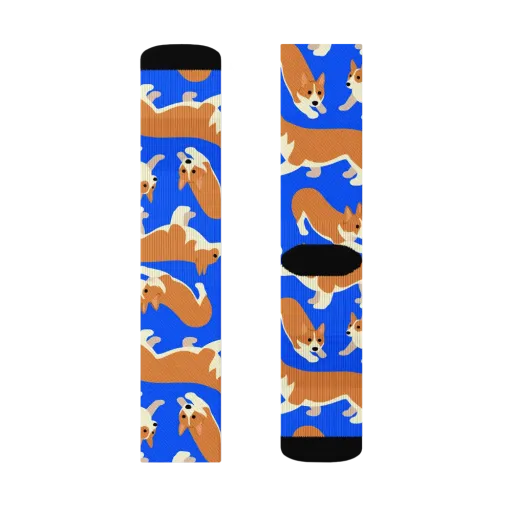 Blue Ribbon Herd on a Socks