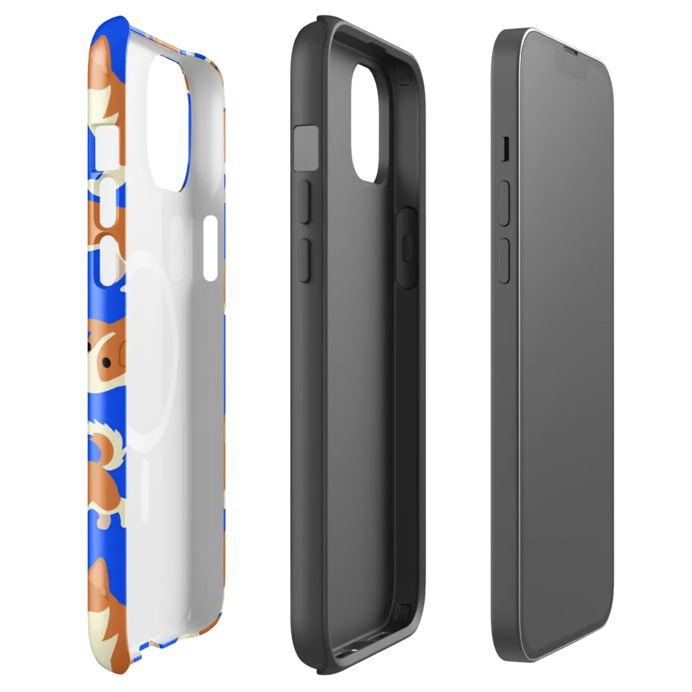 Blue Ribbon Herd on MagSafe Tough Case for iPhone® — Front