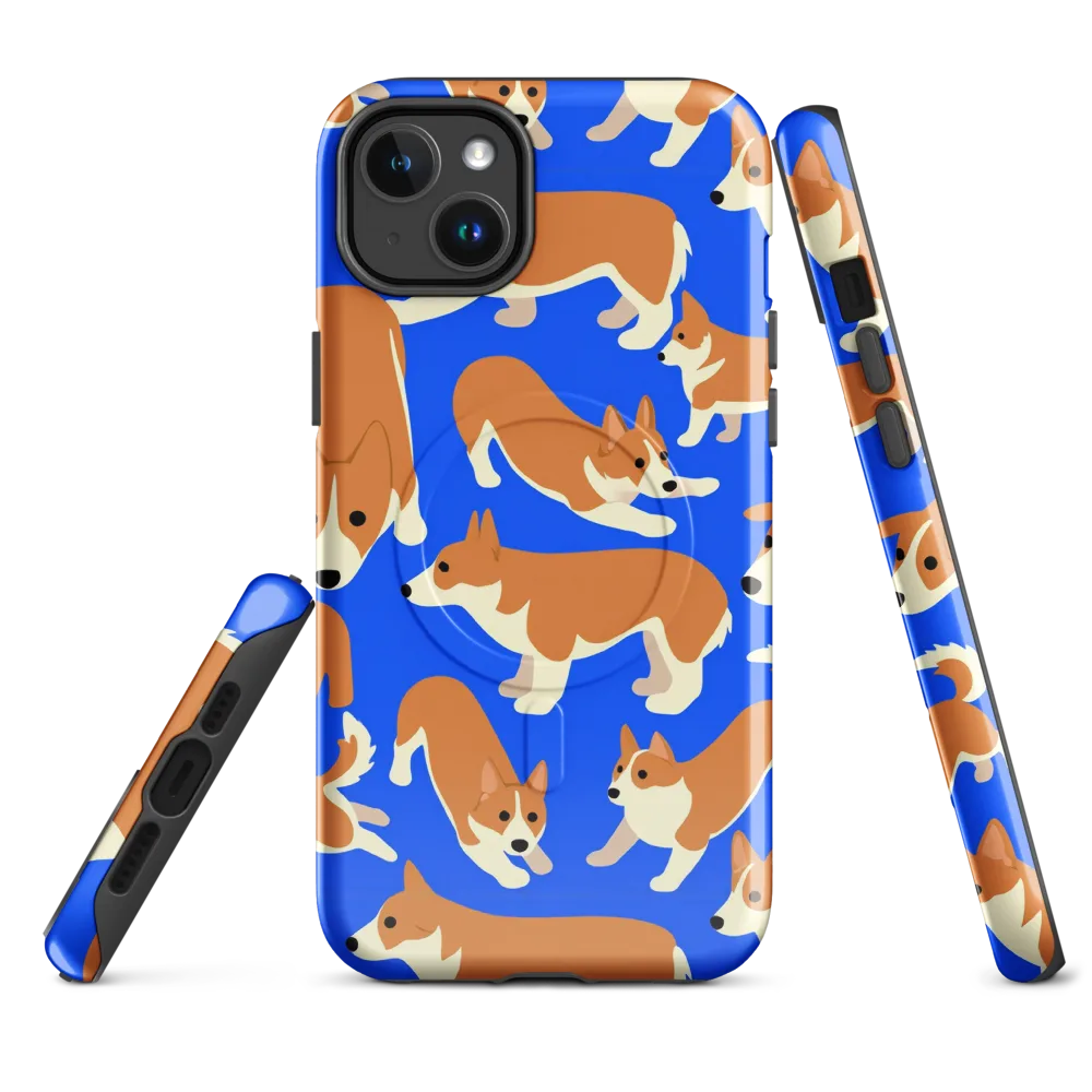 Blue Ribbon Herd on MagSafe Tough Case for iPhone® — Front