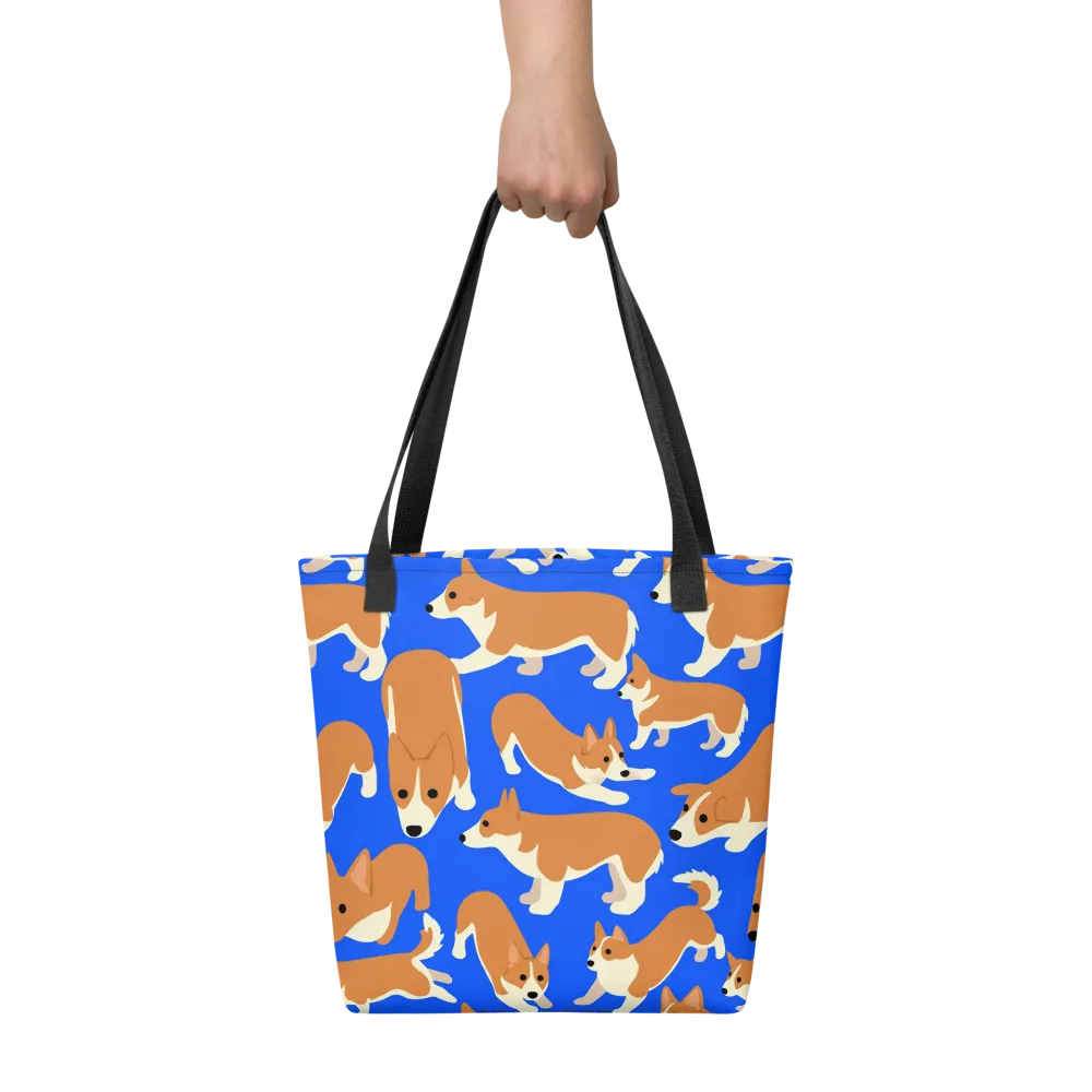 Blue Ribbon Herd on Tote Bag — Front