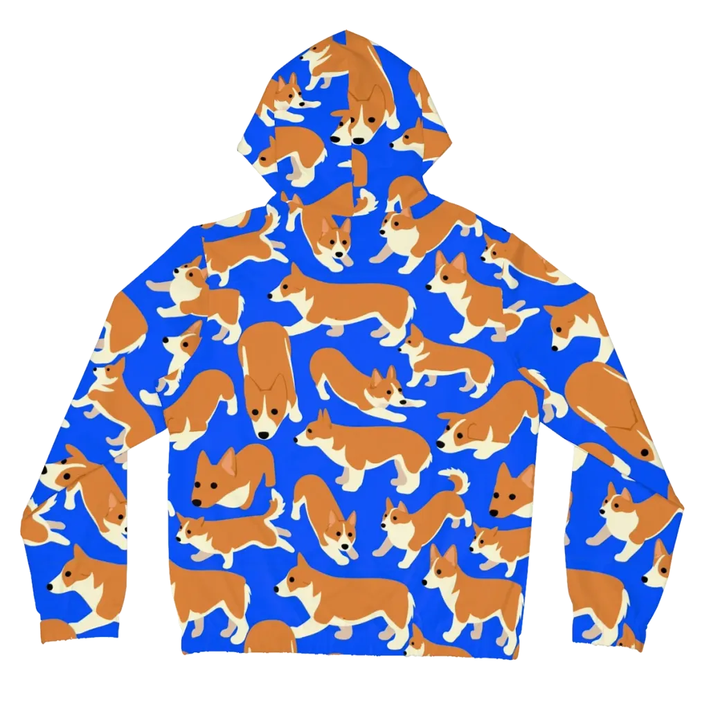 Blue Ribbon Herd on Women's Full-Zip Hoodie — Back