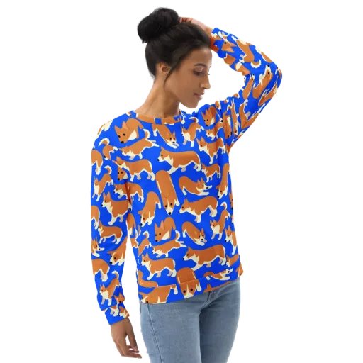 Blue Ribbon Herd on a Sweatshirt