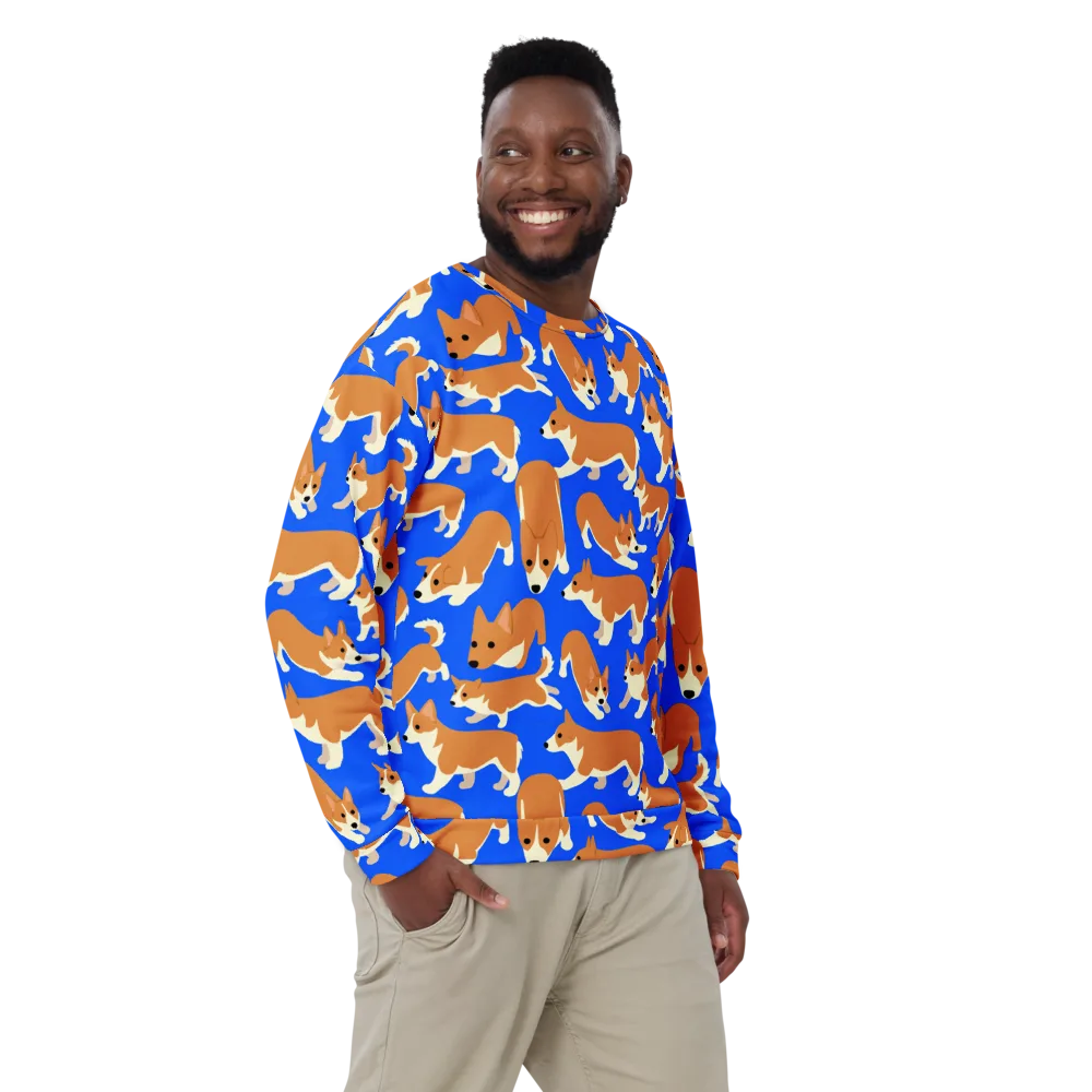 Blue Ribbon Herd on Sweatshirt — Front