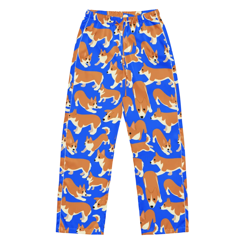 Blue Ribbon Herd on Women's Pajama Pants — Front