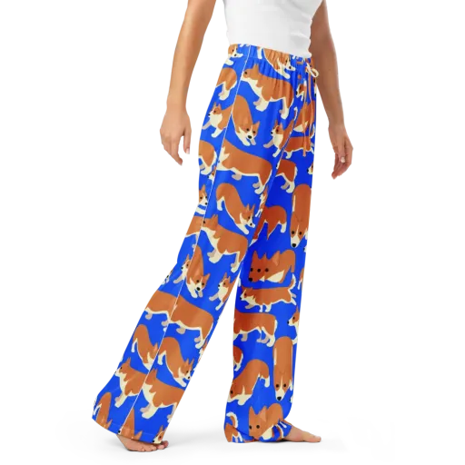 Blue Ribbon Herd on a Women's Pajama Pants
