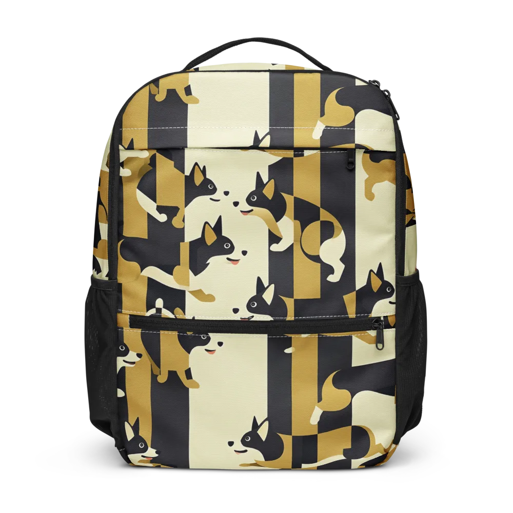 Gilded Hound on Utility Backpack — Front