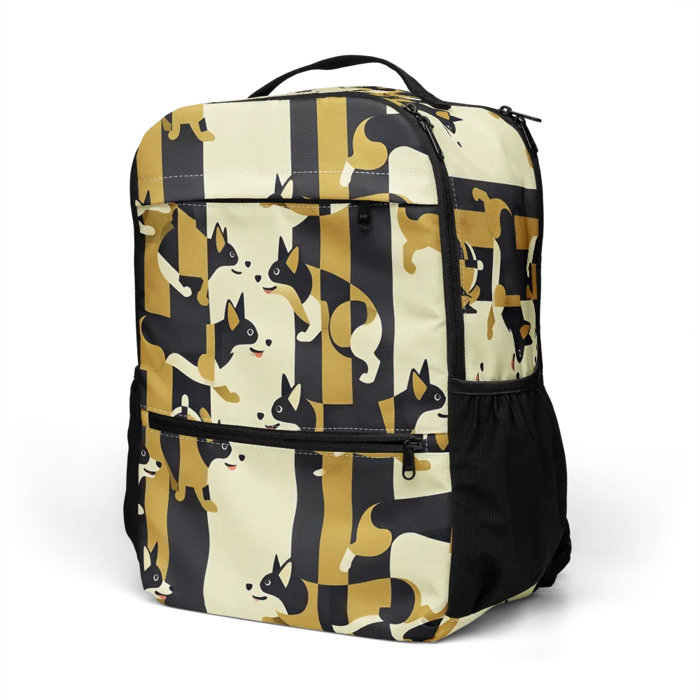 Gilded Hound on Utility Backpack — Left Front