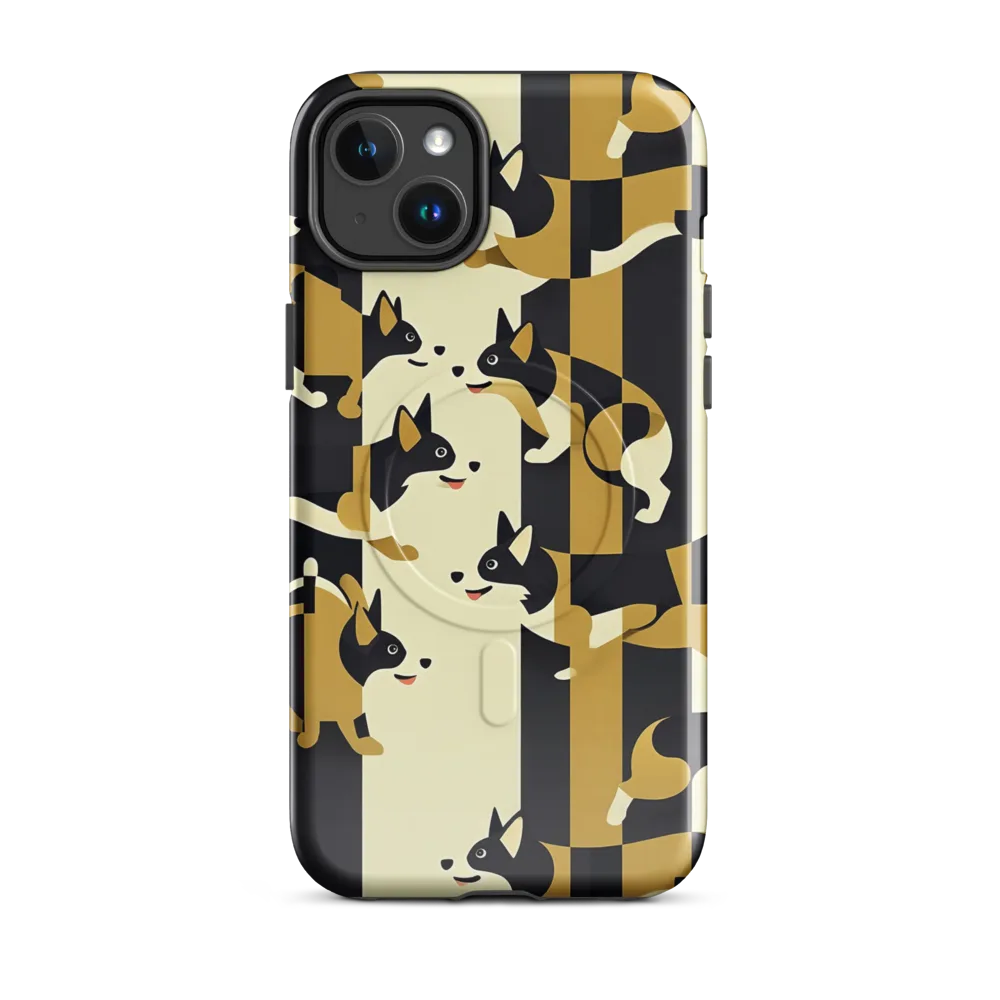 Gilded Hound on MagSafe Tough Case for iPhone® — Front