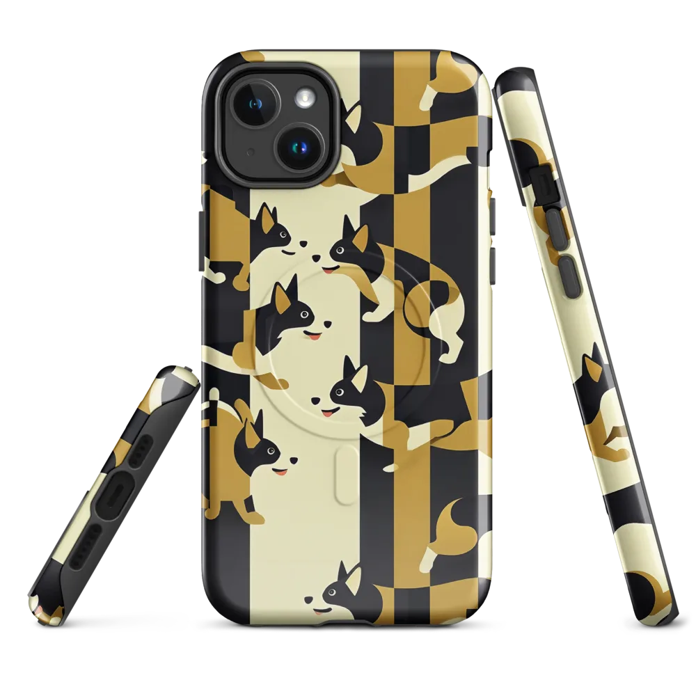 Gilded Hound on MagSafe Tough Case for iPhone® — Front