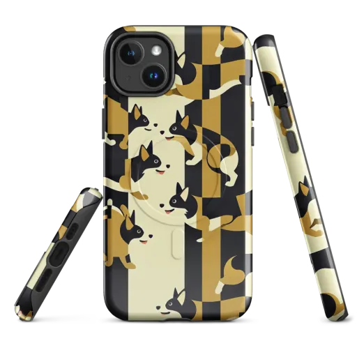 Gilded Hound on a MagSafe Tough Case for iPhone®