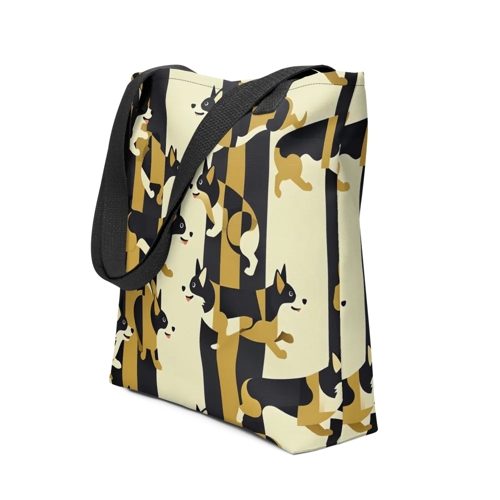 Gilded Hound on Tote Bag — Front