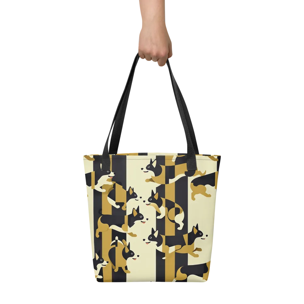 Gilded Hound on Tote Bag — Front