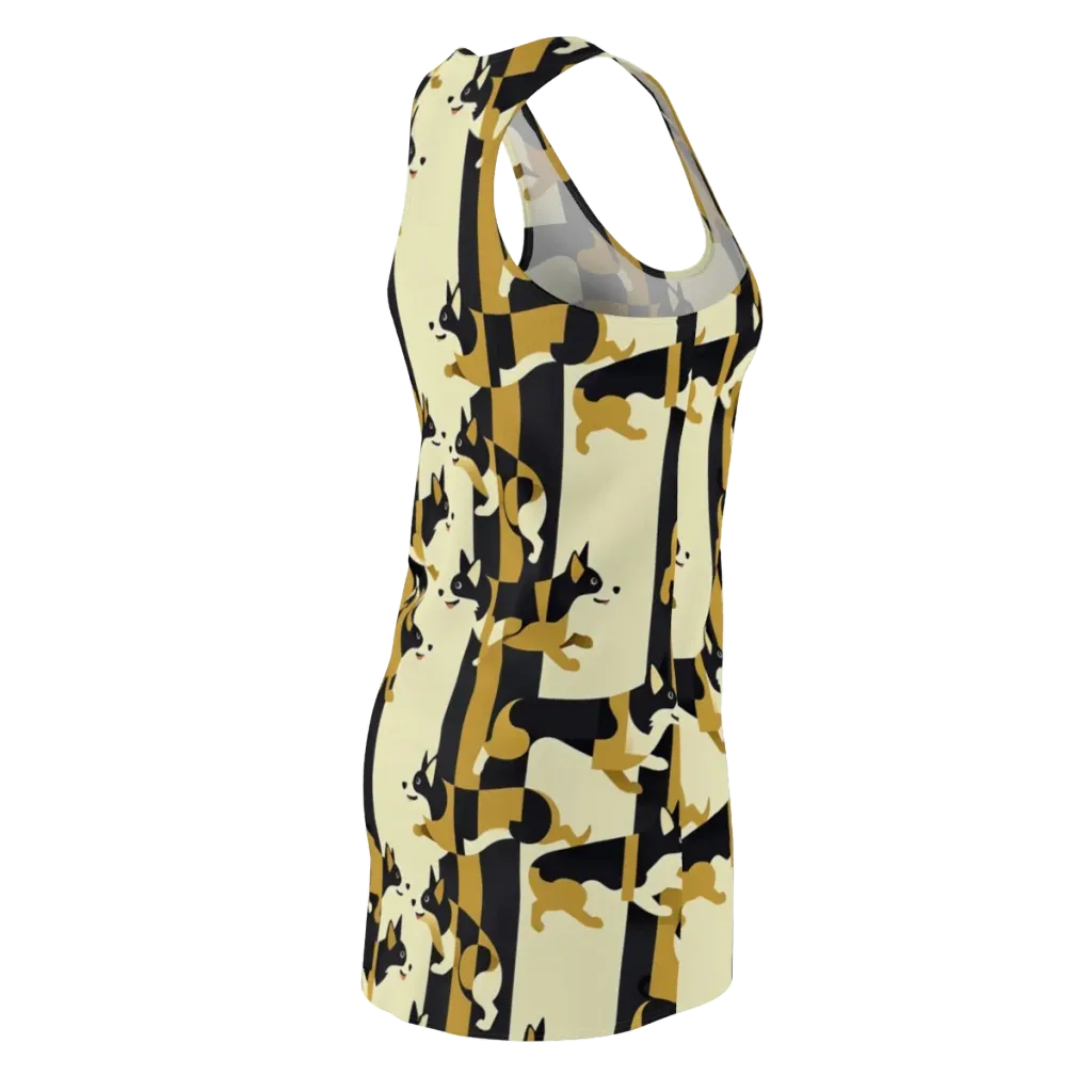 Gilded Hound on Racerback Dress — Back Side