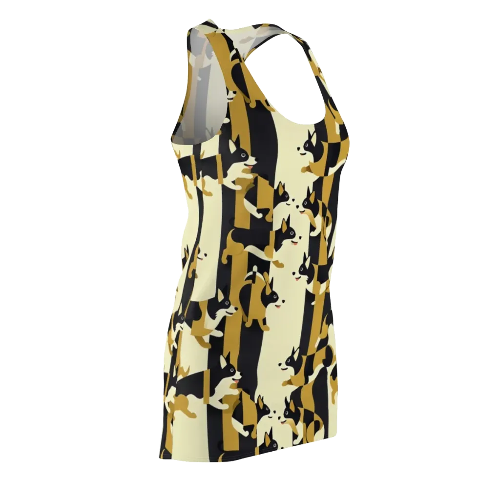 Gilded Hound on Racerback Dress — Front Side