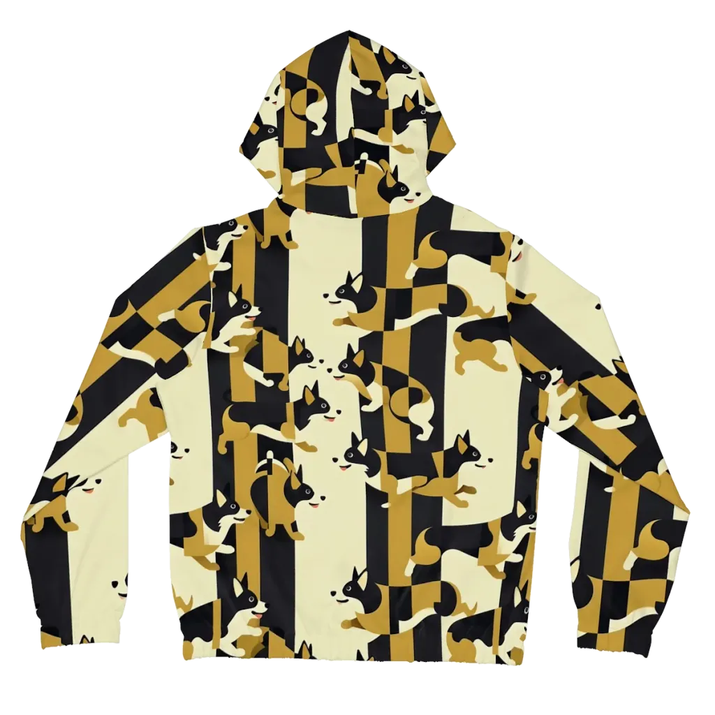 Gilded Hound on Women's Full-Zip Hoodie — Back